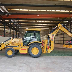 WZ38-28 backhoe loader with Yuchai engine and extendable excavator arm