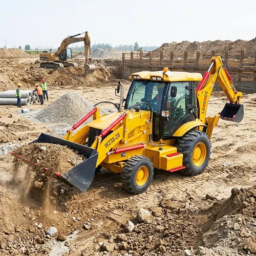 All terrain construction loader with comfortable cab and high efficiency