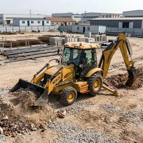 Heavy duty wheel loader machine for construction and municipal projects