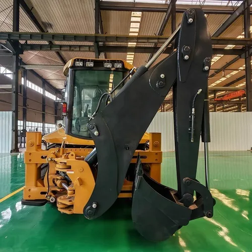 Euro 5 EPA 75KW Cummins backhoe loader for construction projects