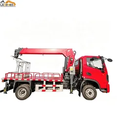 360° boom lift truck with telescopic boom and hydraulic control system
