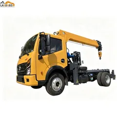truck mounted aerial lift platform for utility service and maintenance work