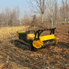 40HP Remote Controlled Land Reclamation Robot for Firebreak Clearing Stump Removal  Wasteland Widening