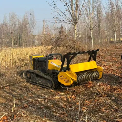 40HP Remote Controlled Land Reclamation Robot for Firebreak Clearing Stump Removal  Wasteland Widening