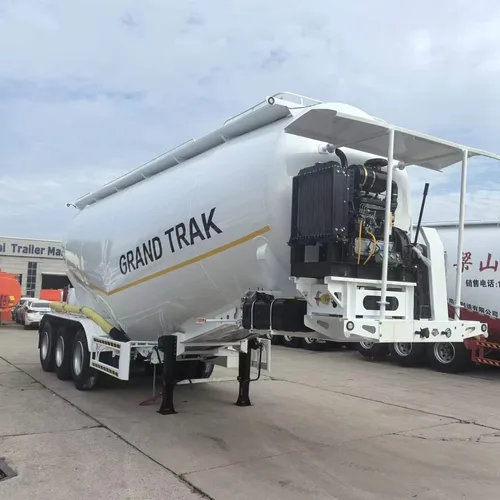 Export Horizontal Bulk Powder Material Tank Trailer 11000-135000mm Cement Transport Tank Semi-Trailer Multi Color Custom Dry Bulk Tank Trailer