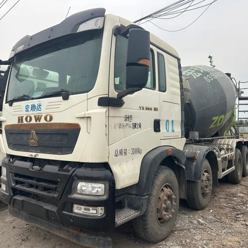 Howo TX350 Chassis Zoomlion Superstructure 12 Cubic Mixer Truck 2021 National VI Second-Hand Concrete Tank Truck For Construction