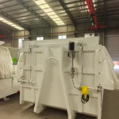 7CBM Hook Lift Waste Container 38002200800mm Roll Off Dumpster With 5mm Floor & Electric Tarpaulin Factory Price 18000 RMB