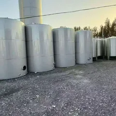 5000L 304 Stainless Steel Storage Tank Vertical Double Cone Mixing Tank For Food Beverage