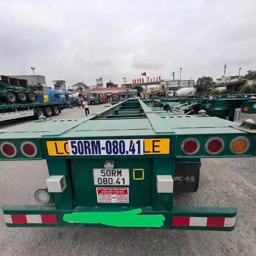 Export Standard Container Skeleton Trailer Light Weight 20ft 40ft Container Transport Chassis Semi-Trailer