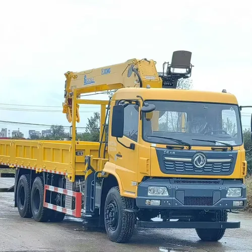 Used Dongfeng & Isuzu Chassis Truck Mounted Crane Changxing XCMG Lifting Arm Dual-Use Truck For Greening & Building Material Transport