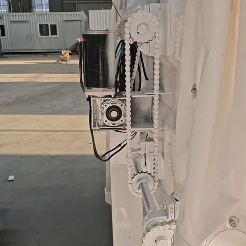 7CBM Hook Lift Waste Container 38002200800mm Roll Off Dumpster With 5mm Floor & Electric Tarpaulin Factory Price 18000 RMB