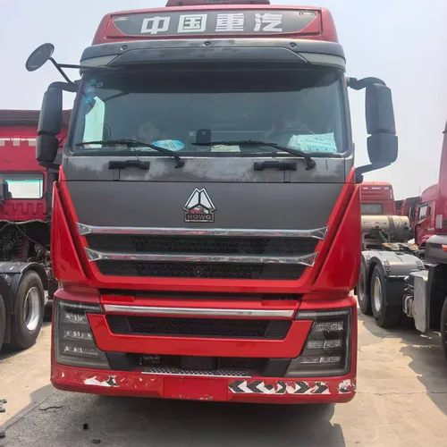 Used Sinotruk Howo TH7 Tractor Truck, MC13 540HP AMT Auto Transmission with Hydraulic Retarder, 8 Airbag Suspension, Made Sep 2022, Price 23000 USD