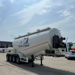 Export Horizontal Bulk Powder Material Tank Trailer 11000-135000mm Cement Transport Tank Semi-Trailer Multi Color Custom Dry Bulk Tank Trailer