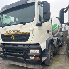 Howo Chassis Lingyu Superstructure 12 Cubic Mixer Truck 2021 Second-Hand Cement Tank Truck For Construction Site