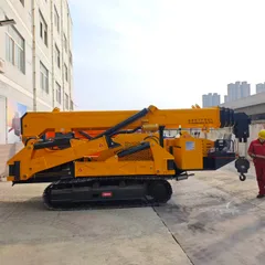 5Ton Large Capacity Crawler Spider Crane 0-360° Continuous Rotation Wide Rubber Track Hoist Low Ground Pressure Self-Propelled Heavy Lifting Machine For Factory & Curtain Wall