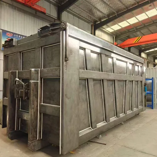 Custom Large Hydraulic Top Cover Hook Arm Muck Transfer Bin 30 Cubic Meter Engineering Waste Box Full Auto Hydraulic Enclosed Sanitation Roll Off Container