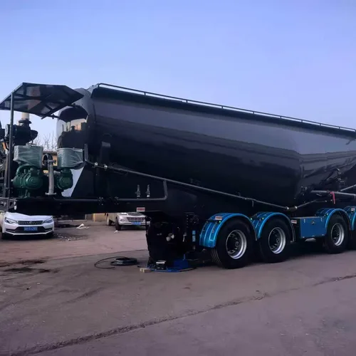 Export Horizontal Bulk Powder Material Tank Trailer 11000-135000mm Cement Transport Tank Semi-Trailer Multi Color Custom Dry Bulk Tank Trailer