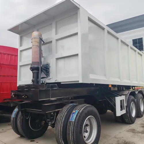 High Strength Steel Rear Dump Semi-Trailer for Mining Material Haulage