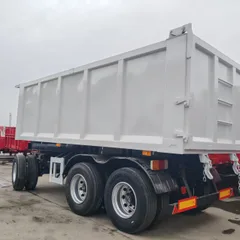 High Strength Steel Rear Dump Semi-Trailer for Mining Material Haulage