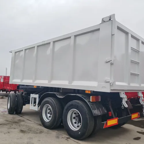 High Strength Steel Rear Dump Semi-Trailer for Mining Material Haulage