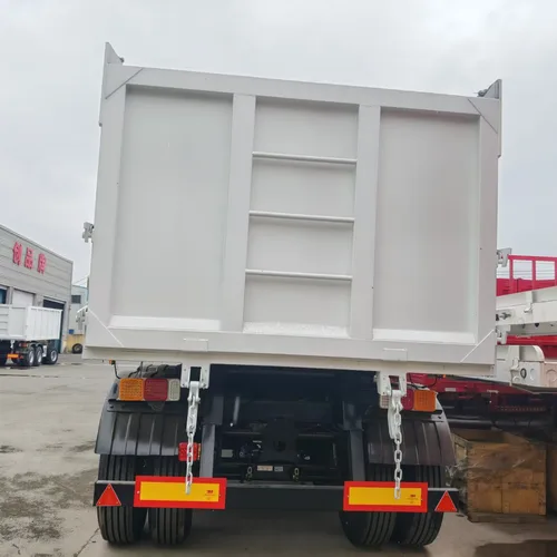 High Strength Steel Rear Dump Semi-Trailer for Mining Material Haulage