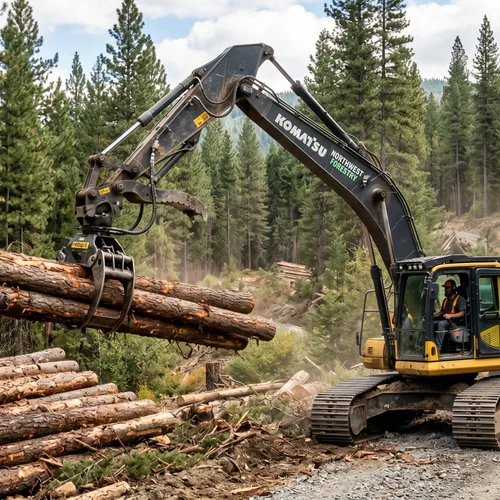 Forestry Excavator - Official Technical Overview & Datasheet