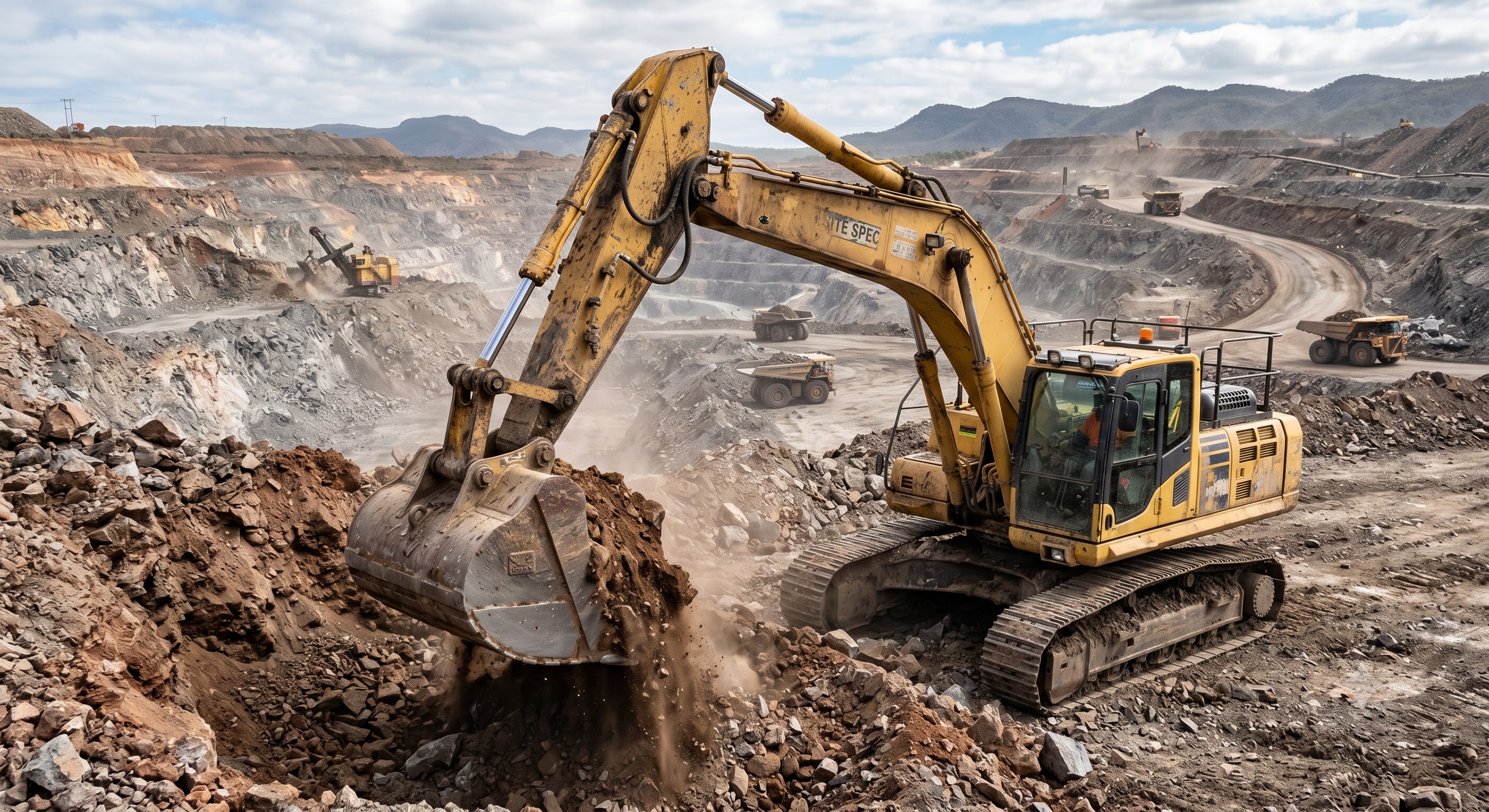 1m³ Bucket Digger | 22 Ton Excavator | Heavy Duty Export