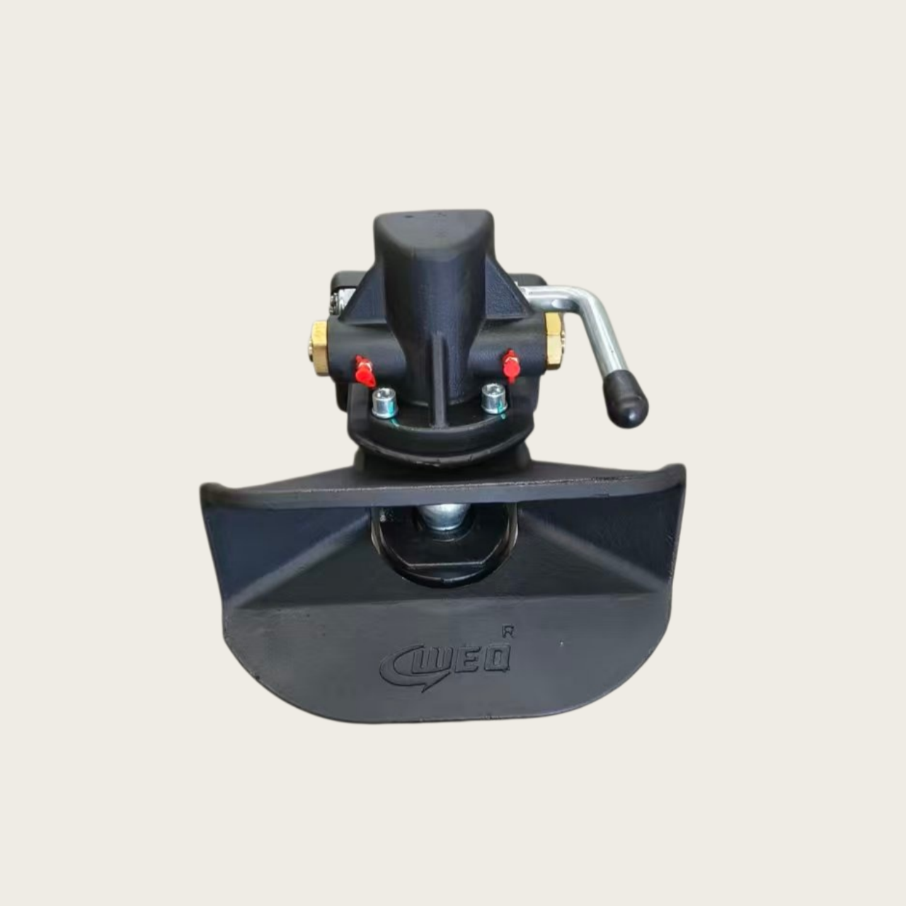 Dual Pressure Relief Hydraulic Shock Absorbing WEQ50 Coupling For Mine Dump, Oversize & Fuel Tank Semi-Trailer For Heavy Haulage