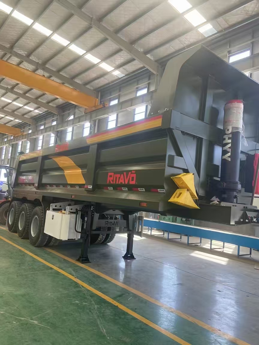 RITAVÒ Heavy Duty Rear Tipper Semi Trailer / Mining Dump Transport Semi-Trailer