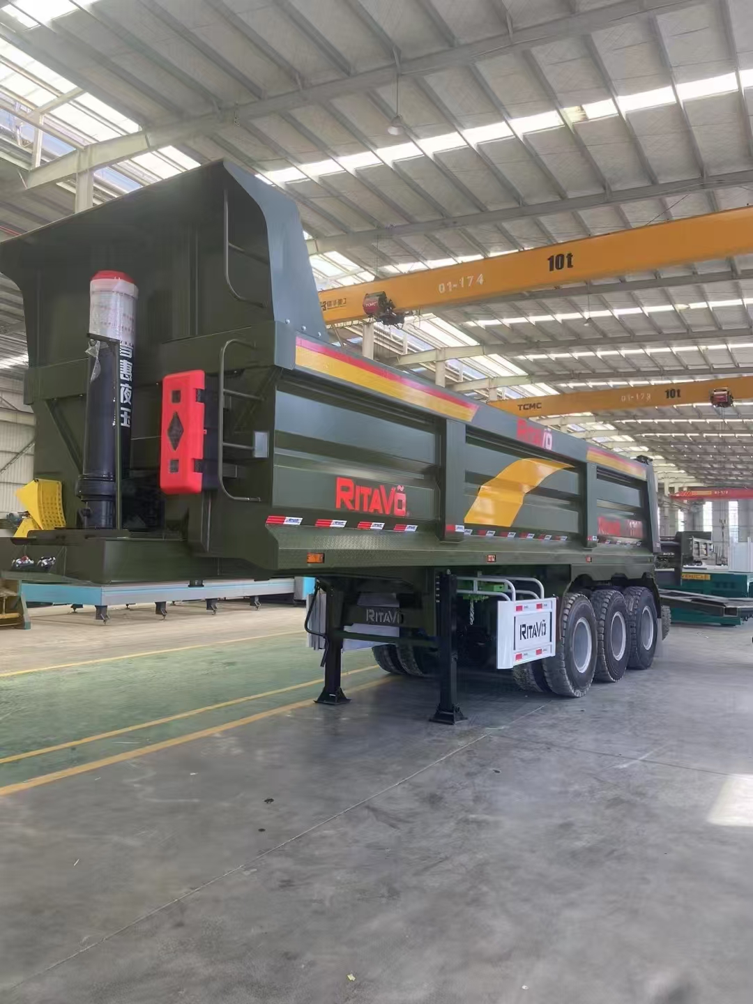 RITAVÒ Heavy Duty Rear Tipper Semi Trailer / Mining Dump Transport Semi-Trailer