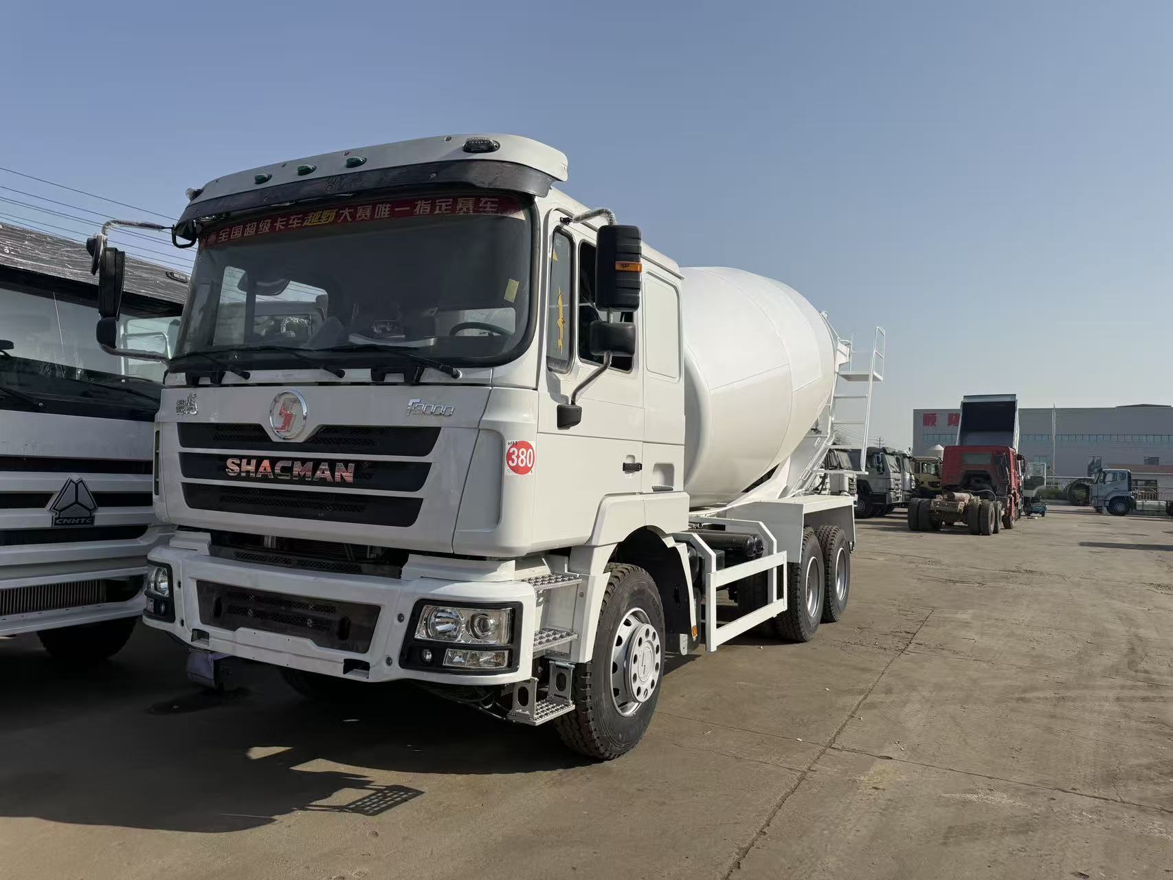 Second-Hand SHACMAN F3000 Cement Mixer Transport Truck 10 Cubic Meter Drum For Mine & Factory Internal Haulage