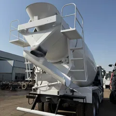 Second-Hand SHACMAN F3000 Cement Mixer Transport Truck 10 Cubic Meter Drum For Mine & Factory Internal Haulage