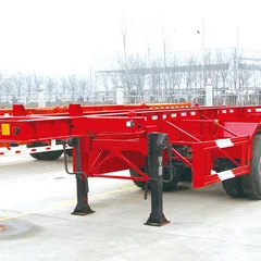 Export Skeleton Semi-Trailer Mechanical/Air Suspension Container Transport Skeleton Truck New Ready Stock