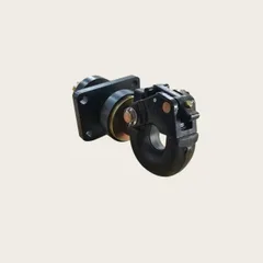 WEQ75 Dual Rubber Shock Absorbing Pintle Hook For Large Mine Dump & Oversize Transport Semi-Trailer