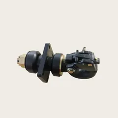 WEQ75 Dual Rubber Shock Absorbing Pintle Hook For Large Mine Dump & Oversize Transport Semi-Trailer