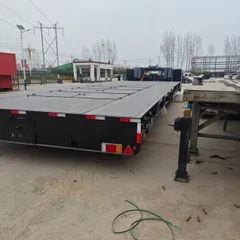 Factory Price Detachable Gooseneck Lowbed Trailer 120 Ton Hydraulic Lowboy Semi Trailer for Excavator Transport