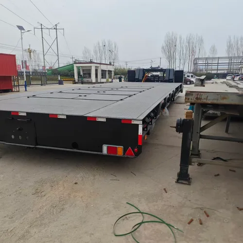 Factory Price Detachable Gooseneck Lowbed Trailer 120 Ton Hydraulic Lowboy Semi Trailer for Excavator Transport