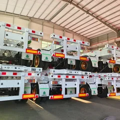Export Skeleton Semi-Trailer Mechanical/Air Suspension Container Transport Skeleton Truck New Ready Stock