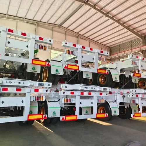 Export Skeleton Semi-Trailer Mechanical/Air Suspension Container Transport Skeleton Truck New Ready Stock