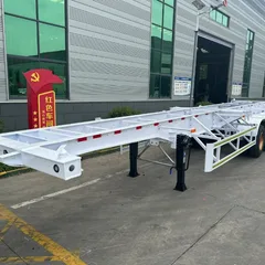 Export Skeleton Semi-Trailer Mechanical/Air Suspension Container Transport Skeleton Truck New Ready Stock