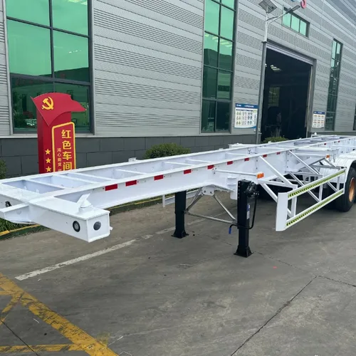 Export Skeleton Semi-Trailer Mechanical/Air Suspension Container Transport Skeleton Truck New Ready Stock