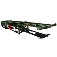 Export Skeleton Semi-Trailer Mechanical/Air Suspension Container Transport Skeleton Truck New Ready Stock