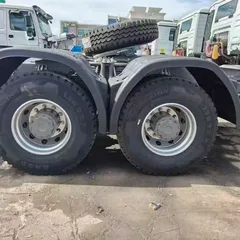 Used HOWO TX 6×4 Tractor Head Double Rear Axle Semi-Truck Tractor For Container & Tank Trailer Price 120000 RMB
