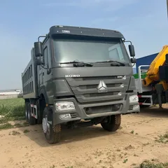 Used HOWO 6×4 Dump Truck 375/380/430HP Construction Tipper Euro3 For Africa Mine Muck Transport