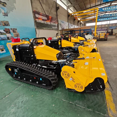40HP All Terrain Full Hydraulic Remote Controlled Slope Mowing & Shredding Robot for Photovoltaic Plants Dykes and Embankment Slope Protection