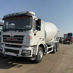Second-Hand SHACMAN F3000 Cement Mixer Transport Truck 10 Cubic Meter Drum For Mine & Factory Internal Haulage
