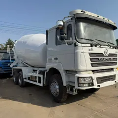 Second-Hand SHACMAN F3000 Cement Mixer Transport Truck 10 Cubic Meter Drum For Mine & Factory Internal Haulage