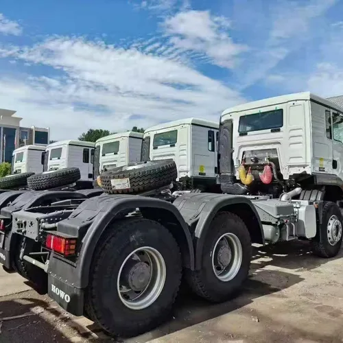 Used HOWO TX 6×4 Tractor Head Double Rear Axle Semi-Truck Tractor For Container & Tank Trailer Price 120000 RMB
