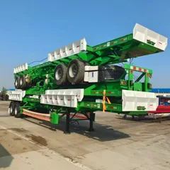 Brand New 2 Axle Container Skeleton Semi Trailer 40ft Port Short-Distance Container Transport Chassis