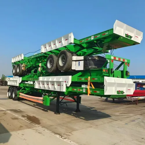 Brand New 2 Axle Container Skeleton Semi Trailer 40ft Port Short-Distance Container Transport Chassis